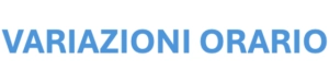 Variazioni orari