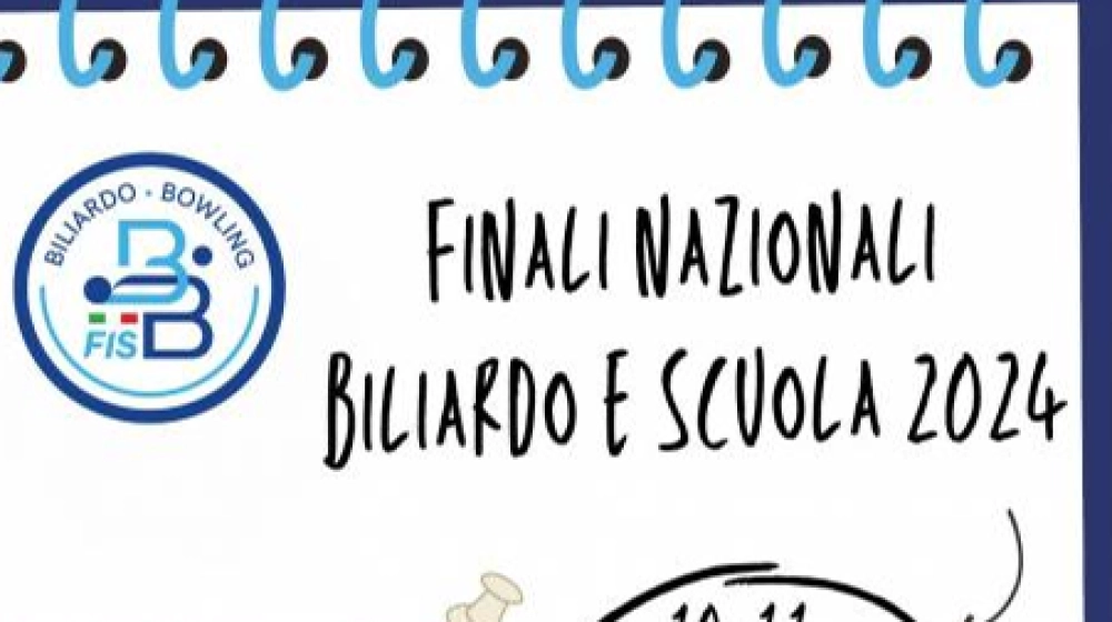 Finali nazionali Biliardo & Scuola 2024
