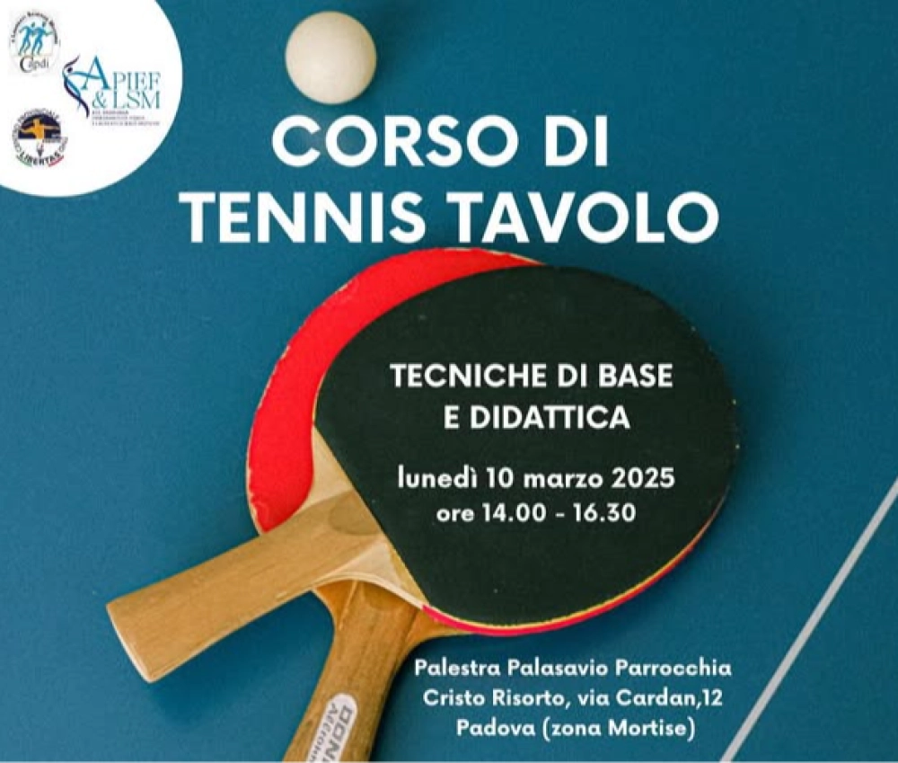 corso tennis tavolo