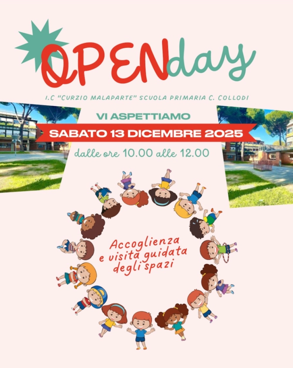 Open Day Infanzia-Primaria 2025-26 locandina