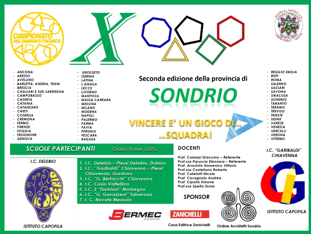 Campionato disegno tecnico 2024/2025 Sondrio