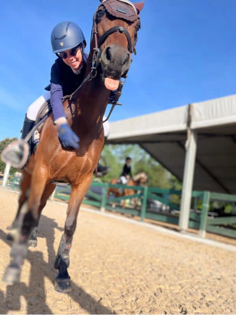 Rebecca e l’equitazione