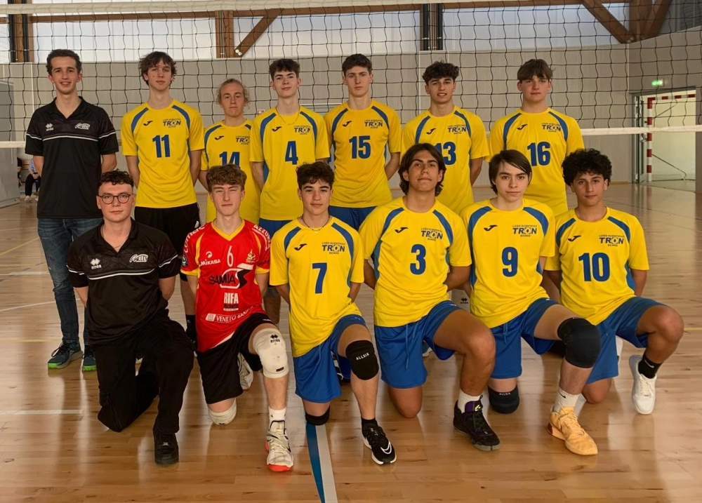 Squadra di pallavolo TZ maschile categoria allievi