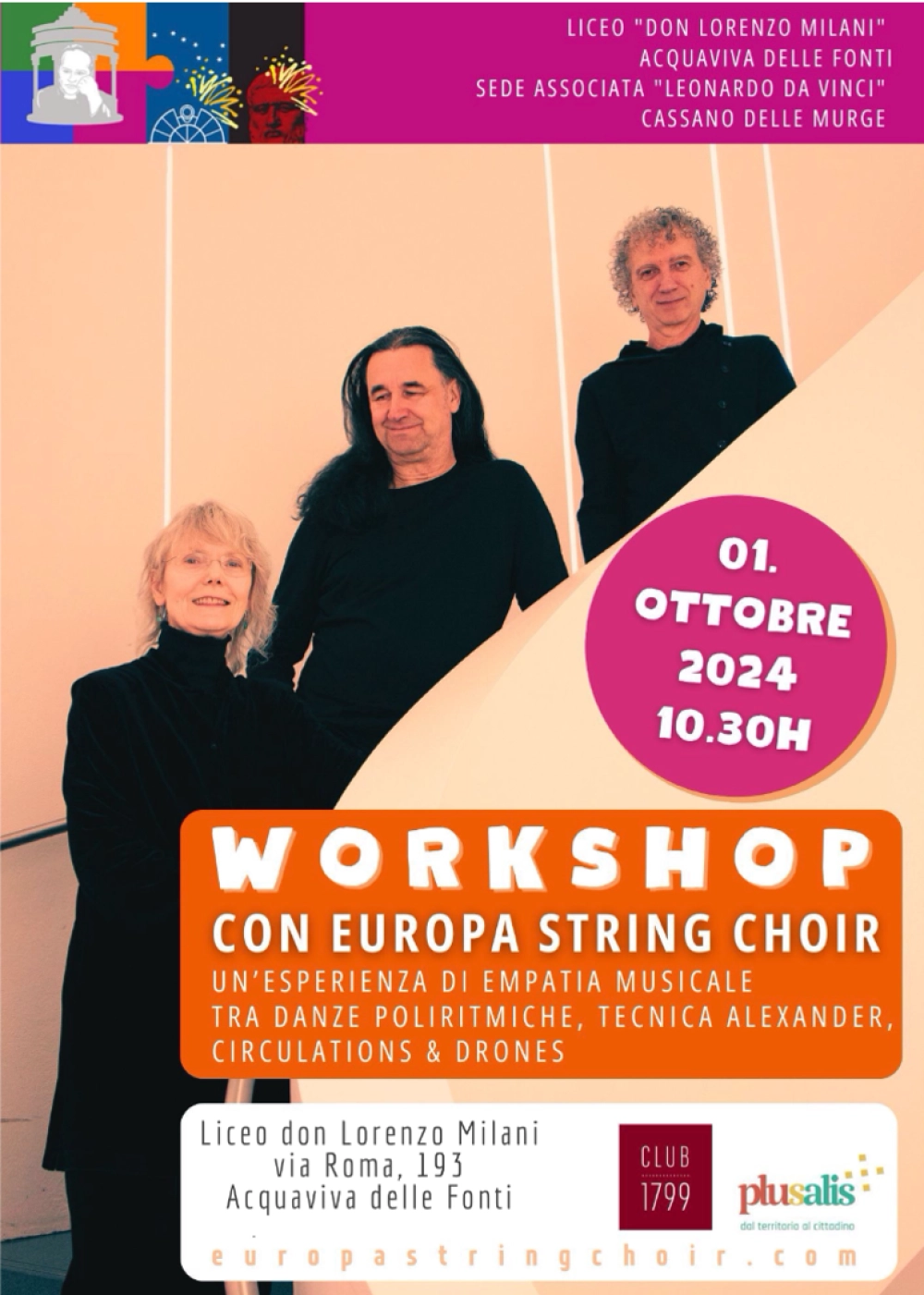 locandina europa string choir
