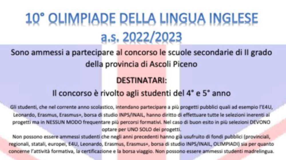 Olimpiadi Inglese