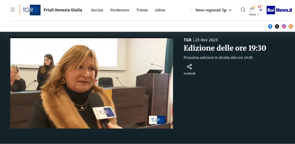 Intervista TGR 25 11 2025