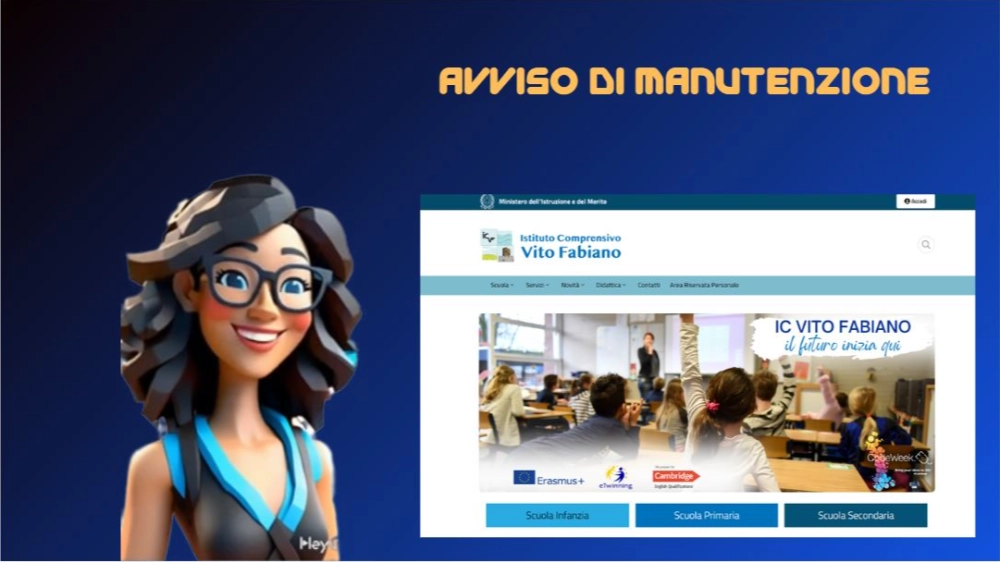 avviso manutenzione