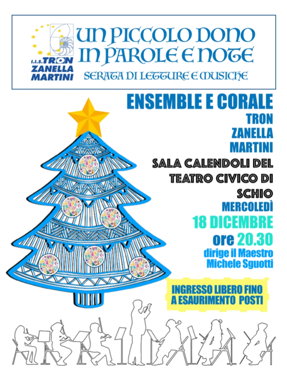 Poster locandina Concerto di Natale 2024