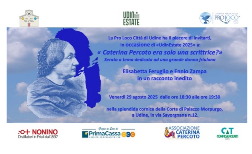 Evento Pro Loco Udine Caterina Percoto 2025