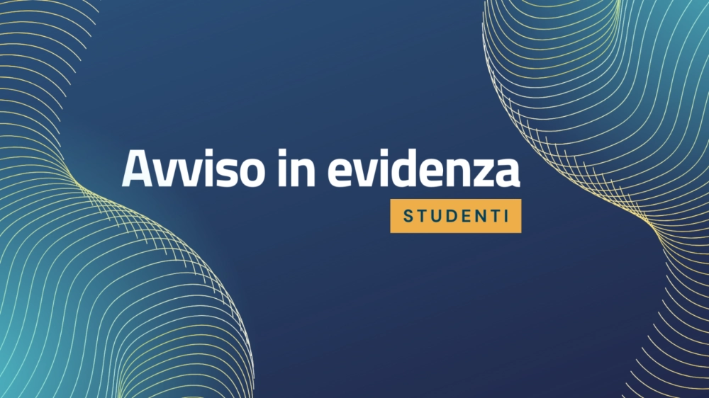 Avviso in evidenza studenti