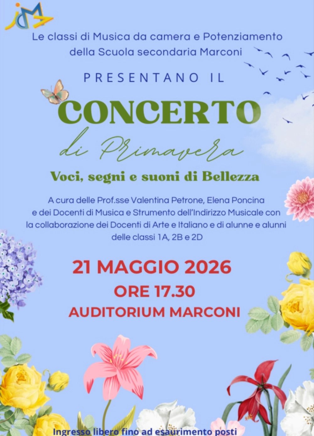 locandina concerto di primavera