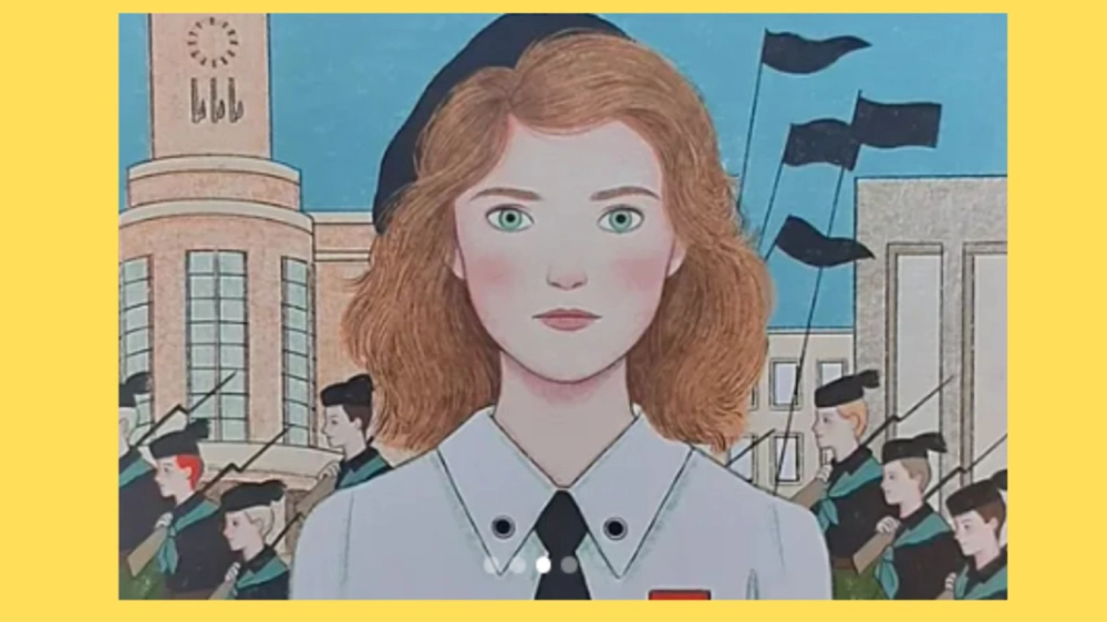 la ragazza dallo zaino verde