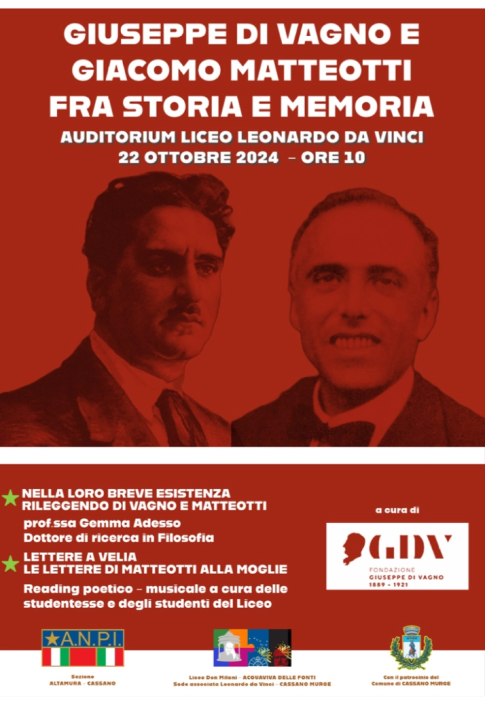 Locandina mostra Matteotti