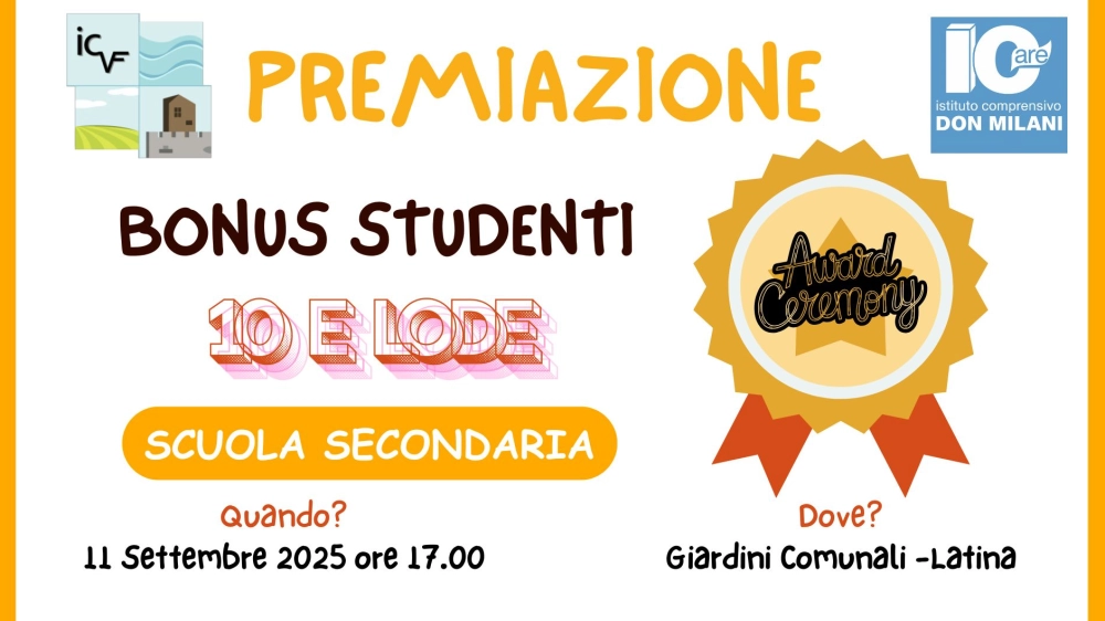 Cerimonia “Bonus studenti 10 e lode”