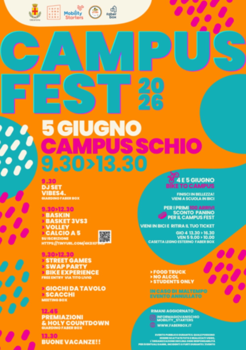 Campus Fest 2026 - locandina