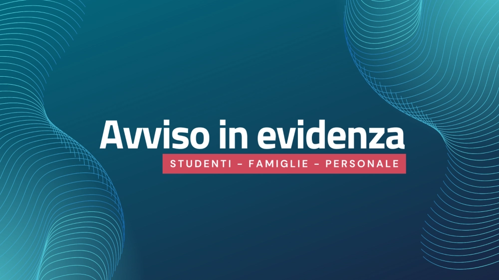 Avviso in evidenza per tutti