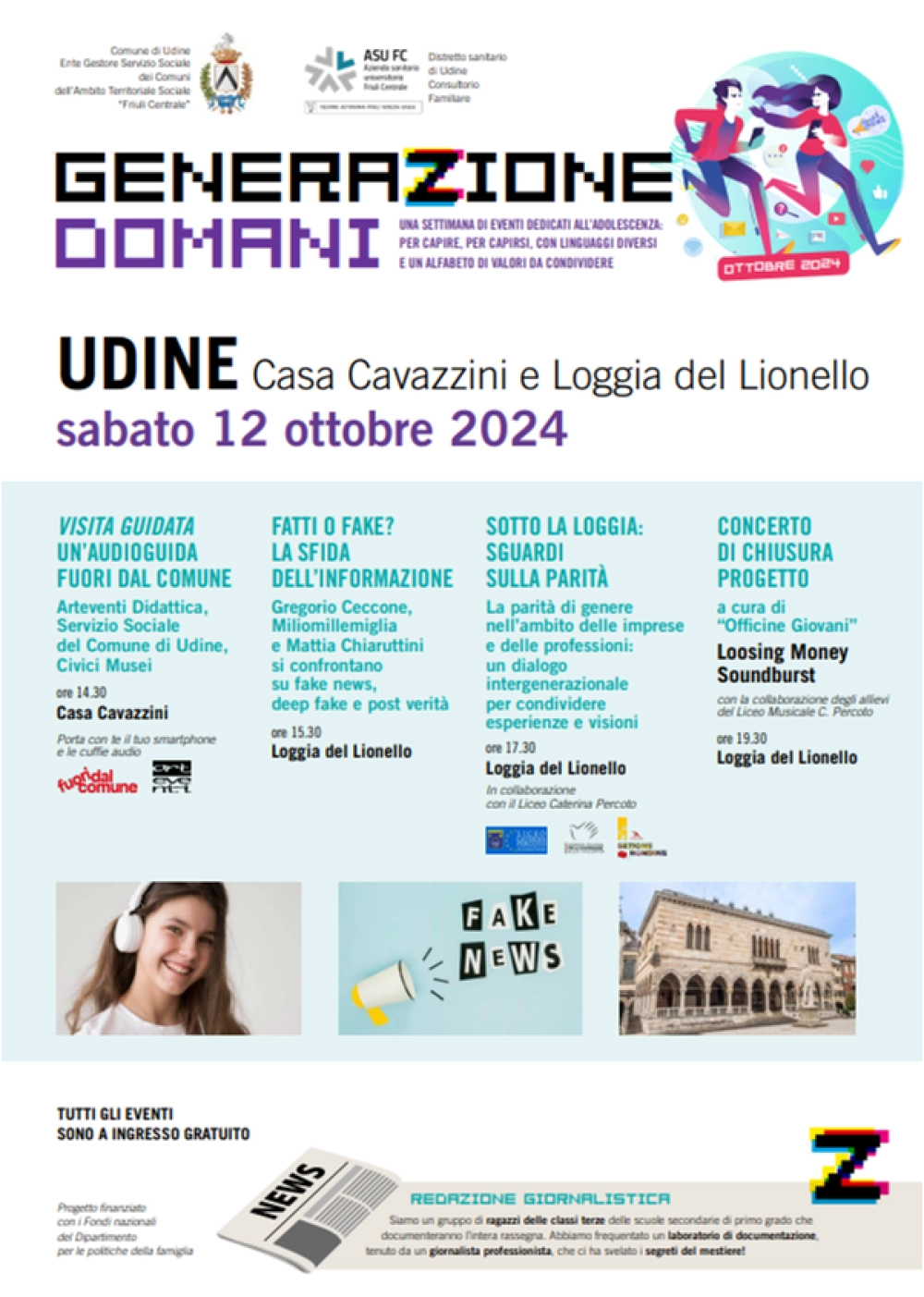 Locandina GenerAzione Domani 12 10 2024