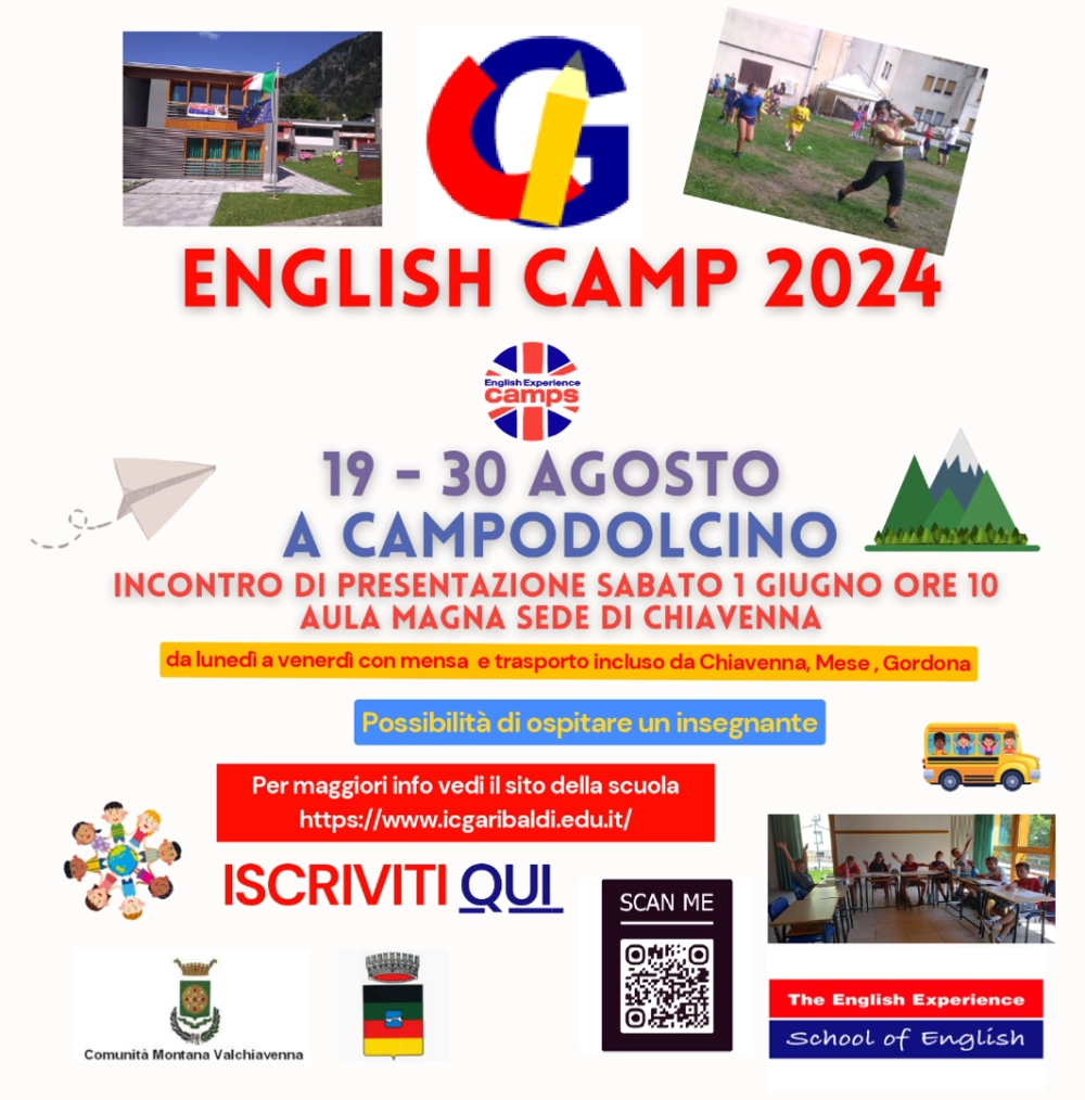 English camp banner 2024