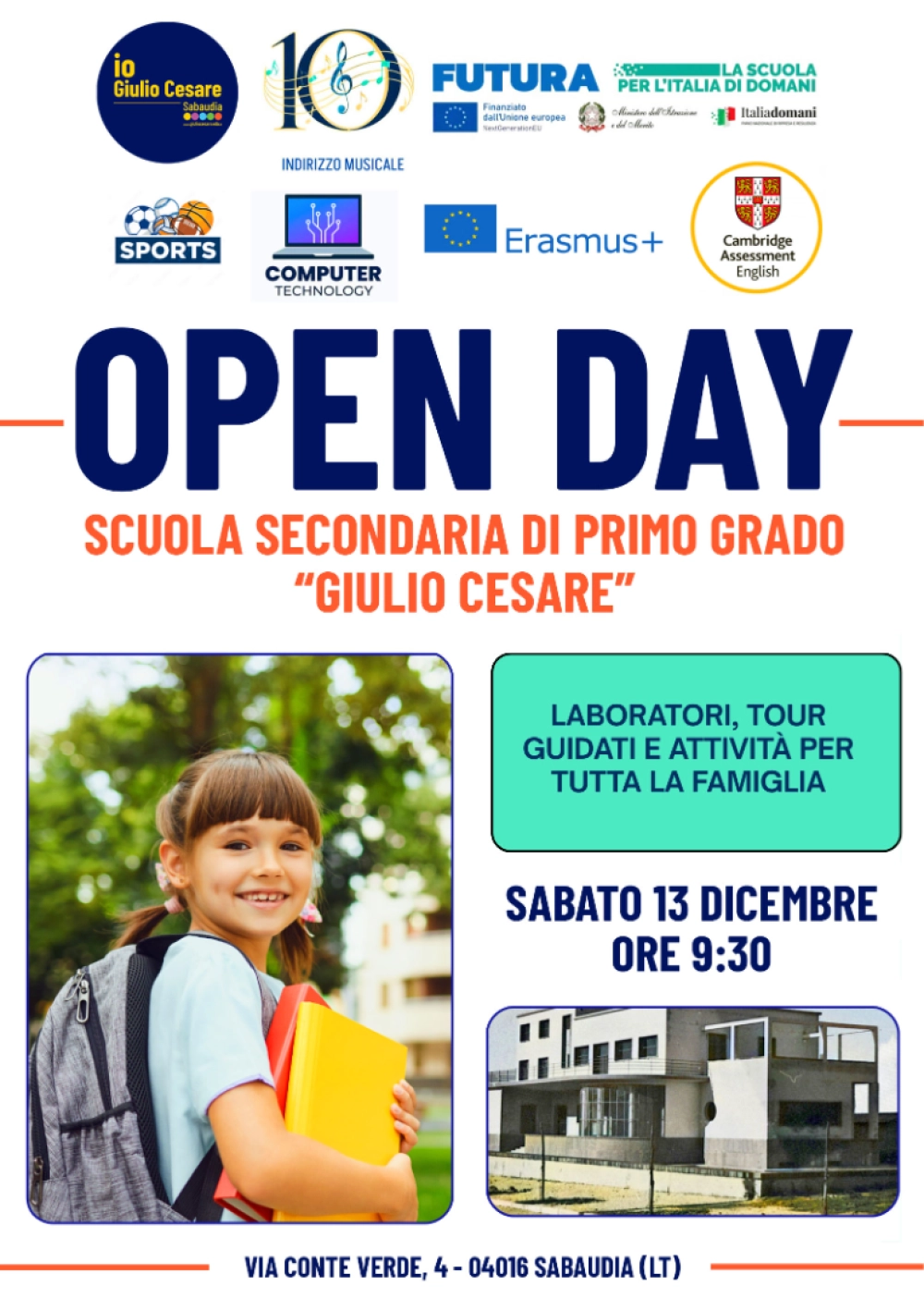 OPEN DAY GIULIO CESARE 13.12.2025