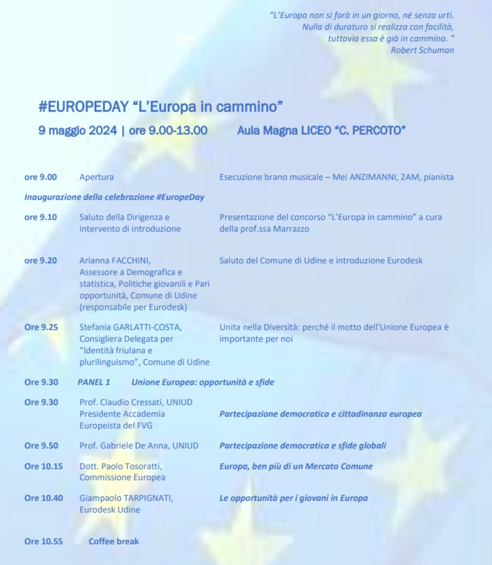 Europe Day 24 Programma