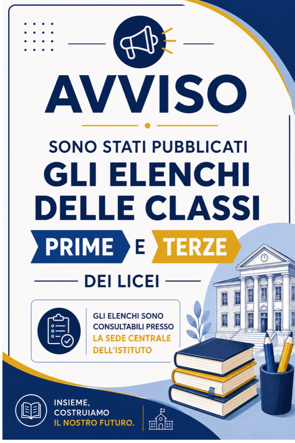 Avviso elenchi 2026/2027