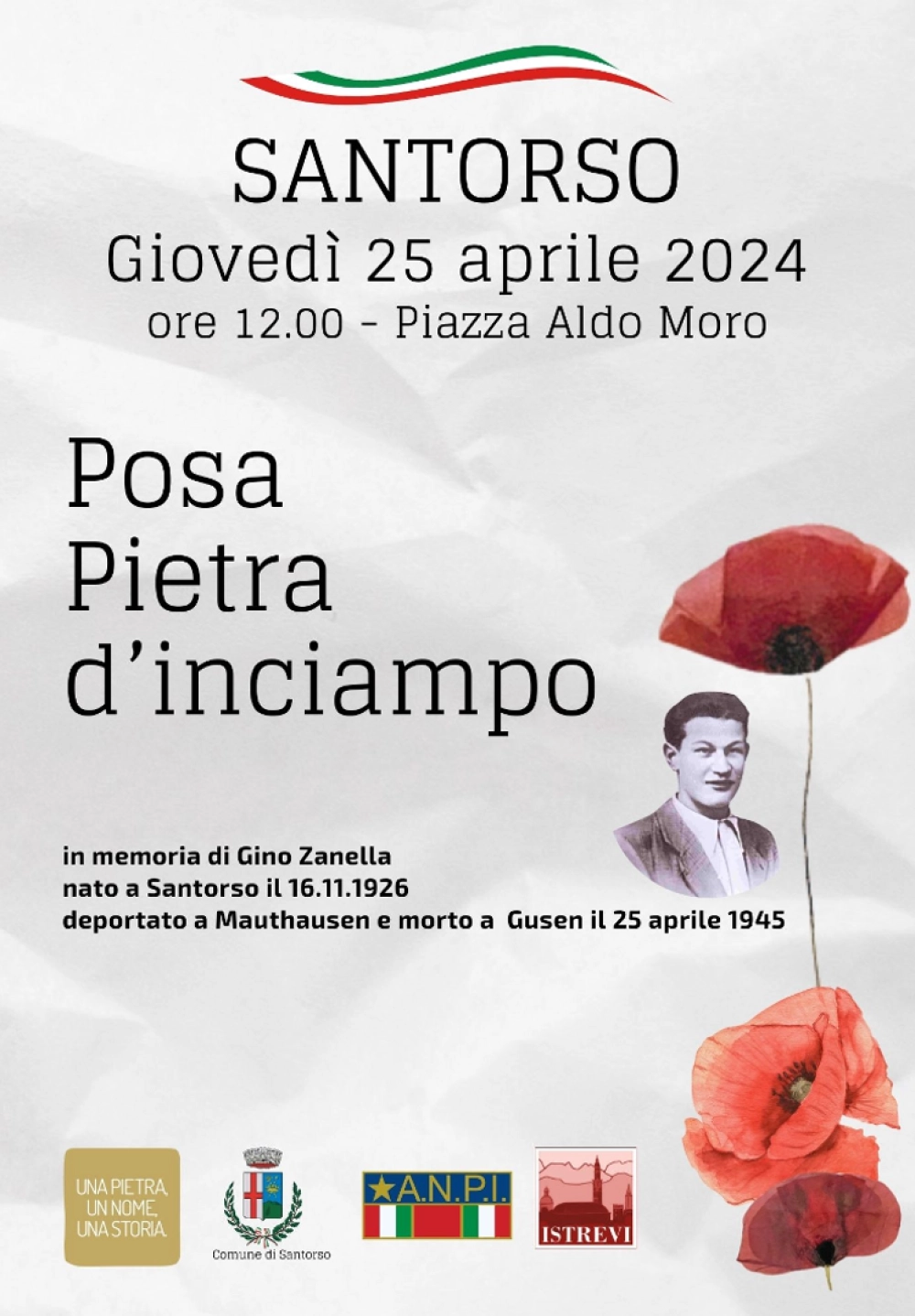 Posa pietra d'inciampo 2024
