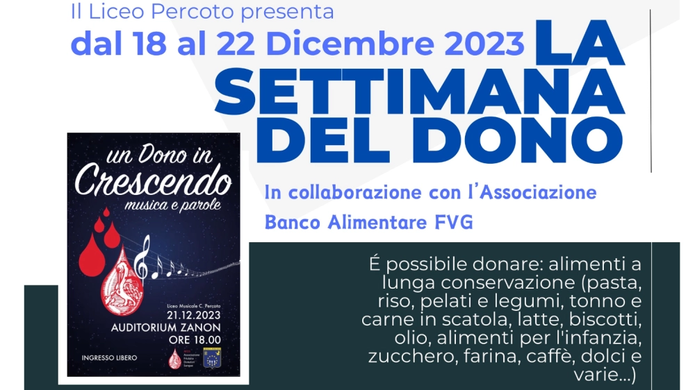 Settimana del Dono 2023