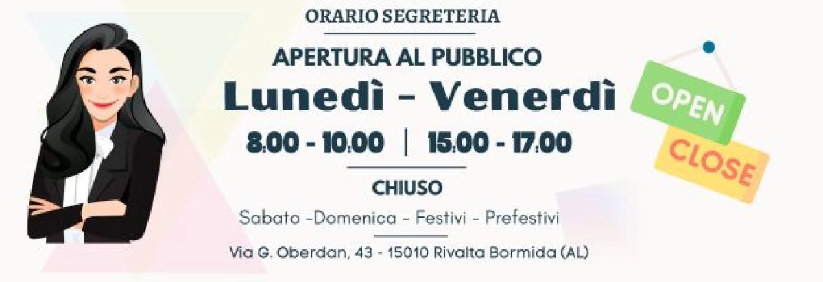 orario segreteria invernale