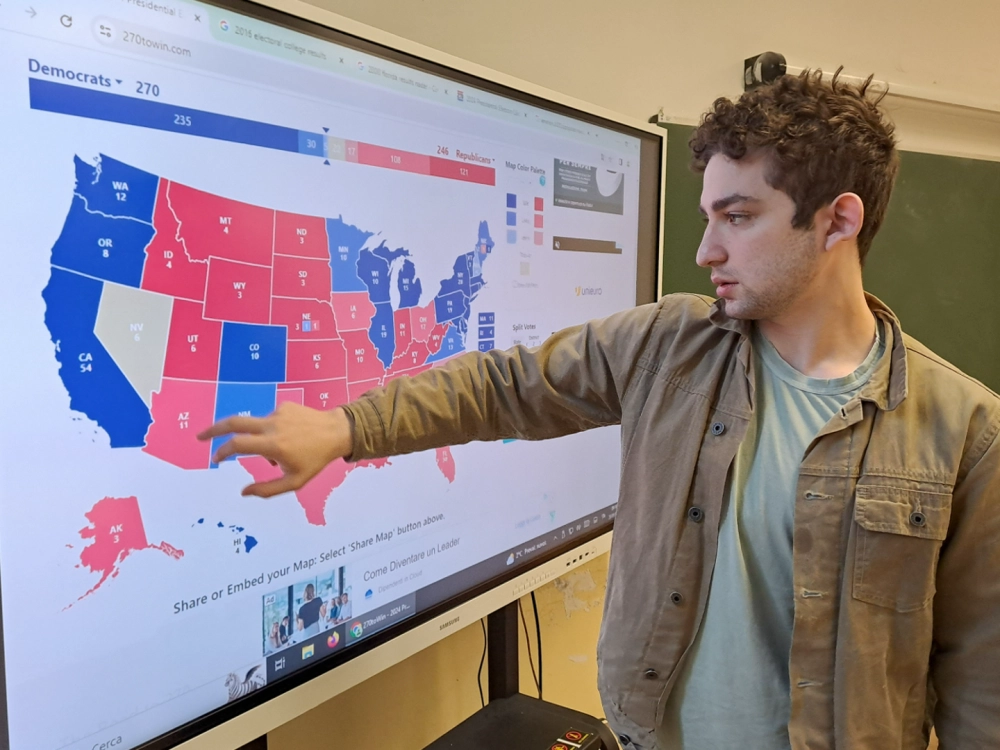 Ameriška študenta na šoli