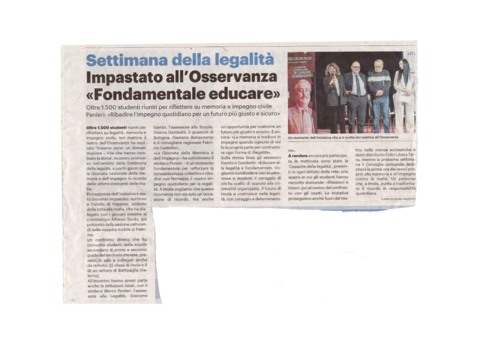 settimana della legalità