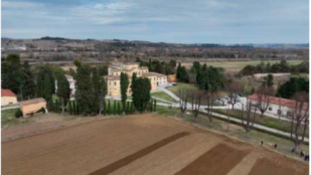 Vista aerea Villa Salvati
