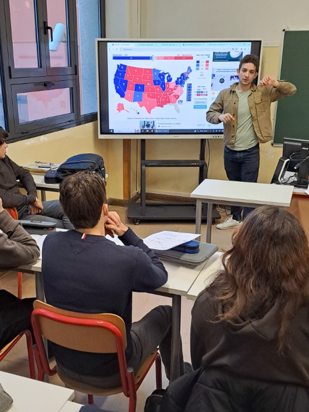 Ameriška študenta na šoli