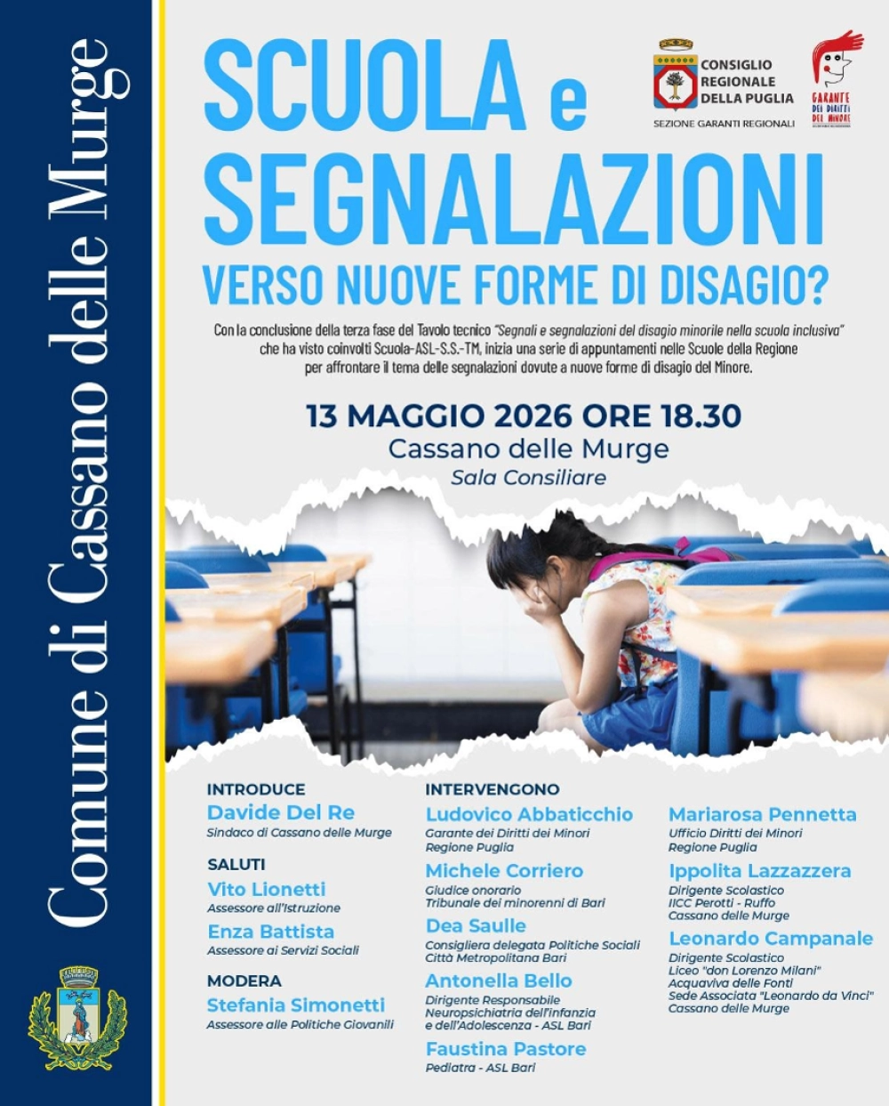 locandina incontro scuola e segnalazioni