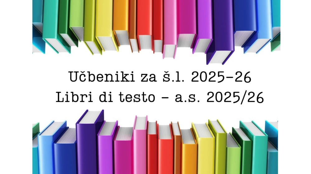 Učbeniki/libri di testo 25/26