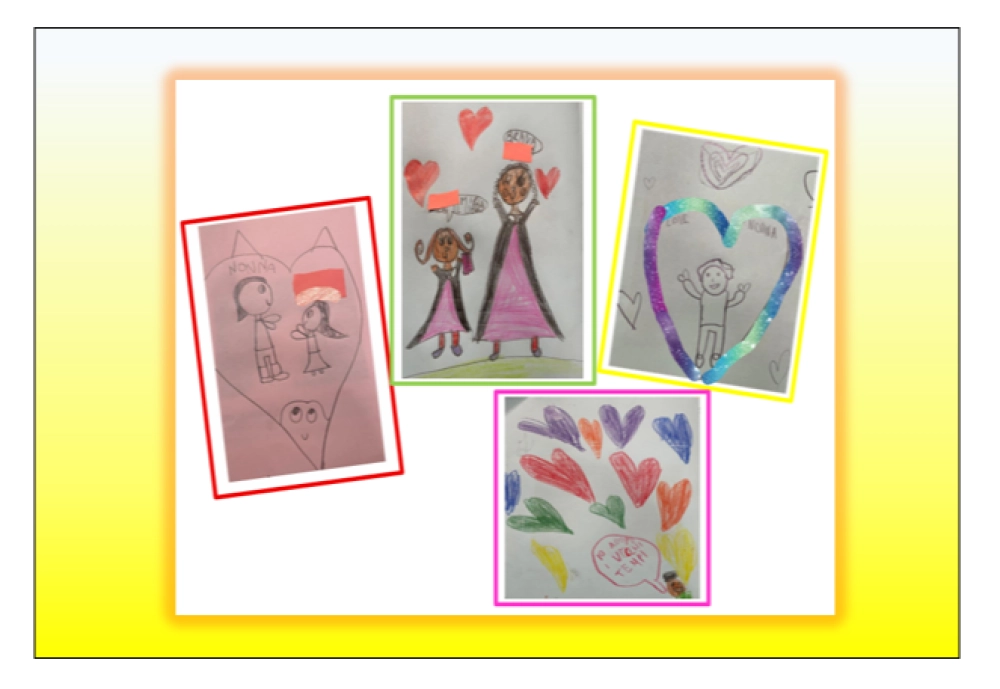 Disegni bambini - I nonni raccontano