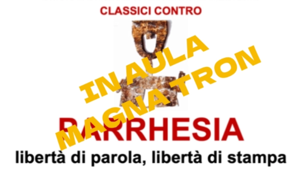 Parrhesia - aula magna tron