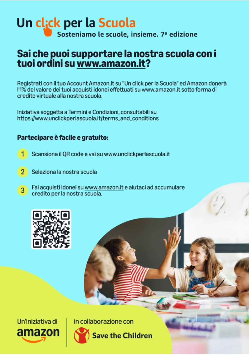 locandina un click per la scuola