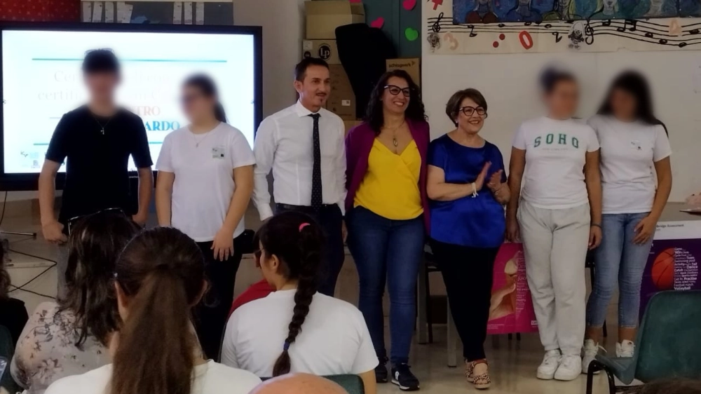 Consegna attestati inglese e francese 2