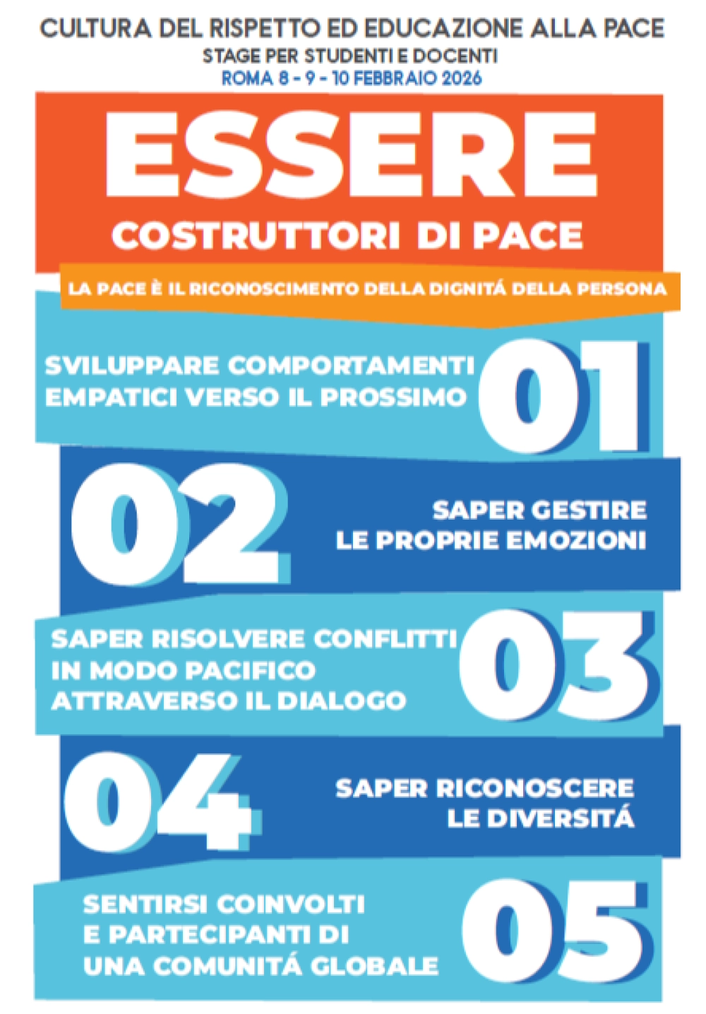 Essere costruttori di pace