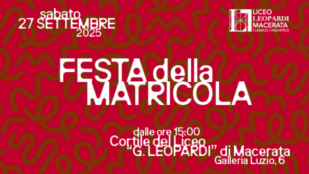 festa matricola