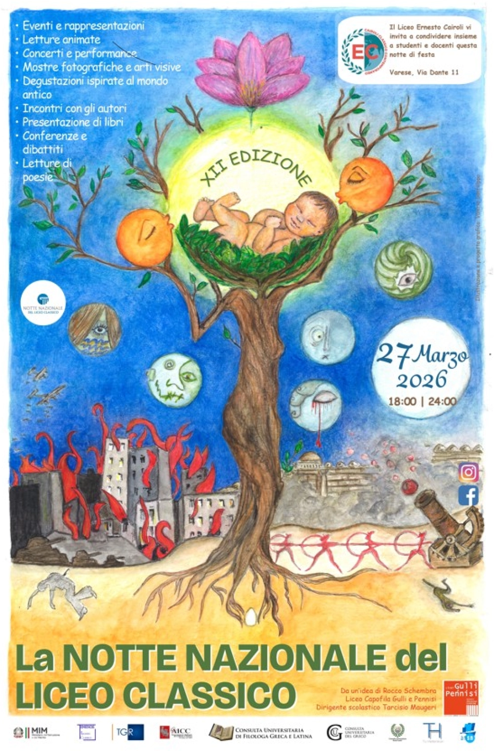 Locandina Notte Nazionale Liceo Classico 2026