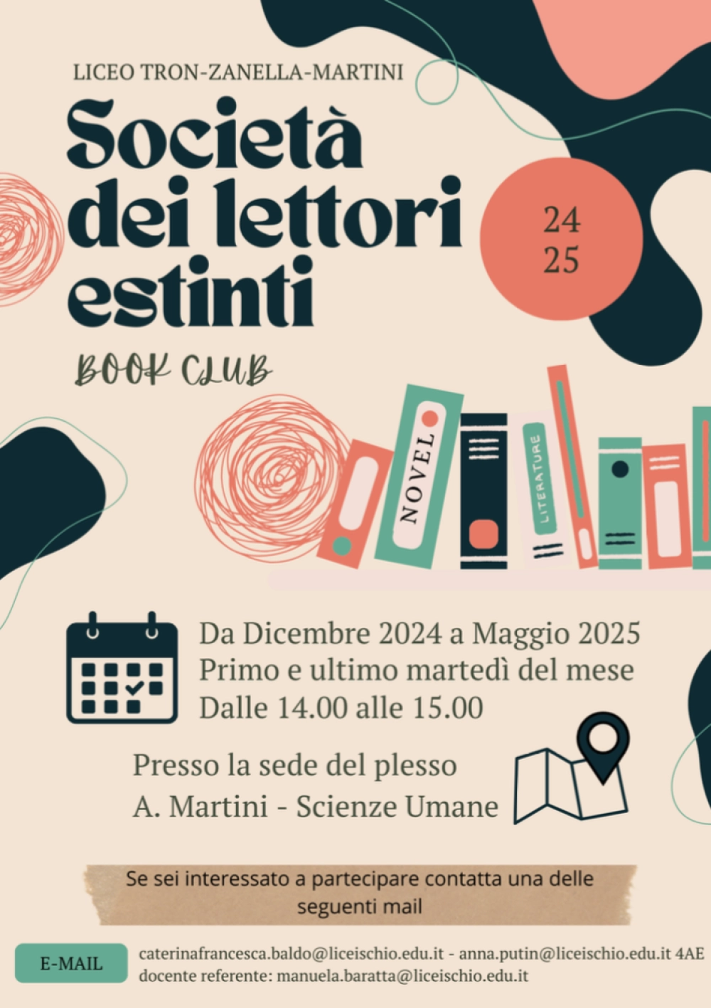 Società lettori estinti poster