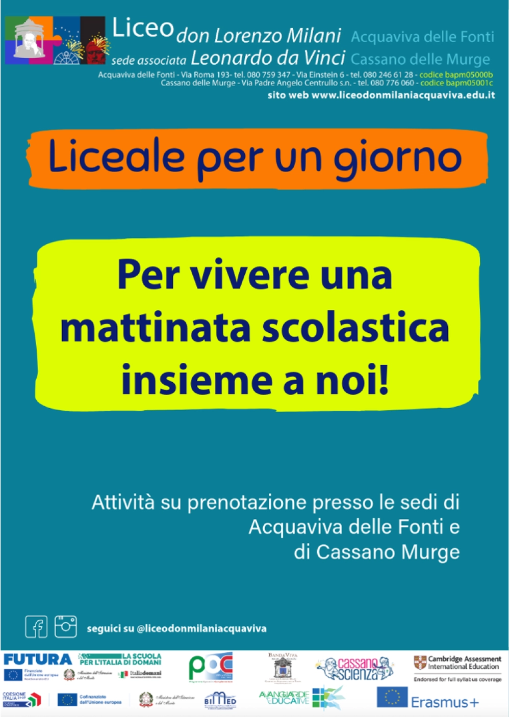 liceale per un giorno