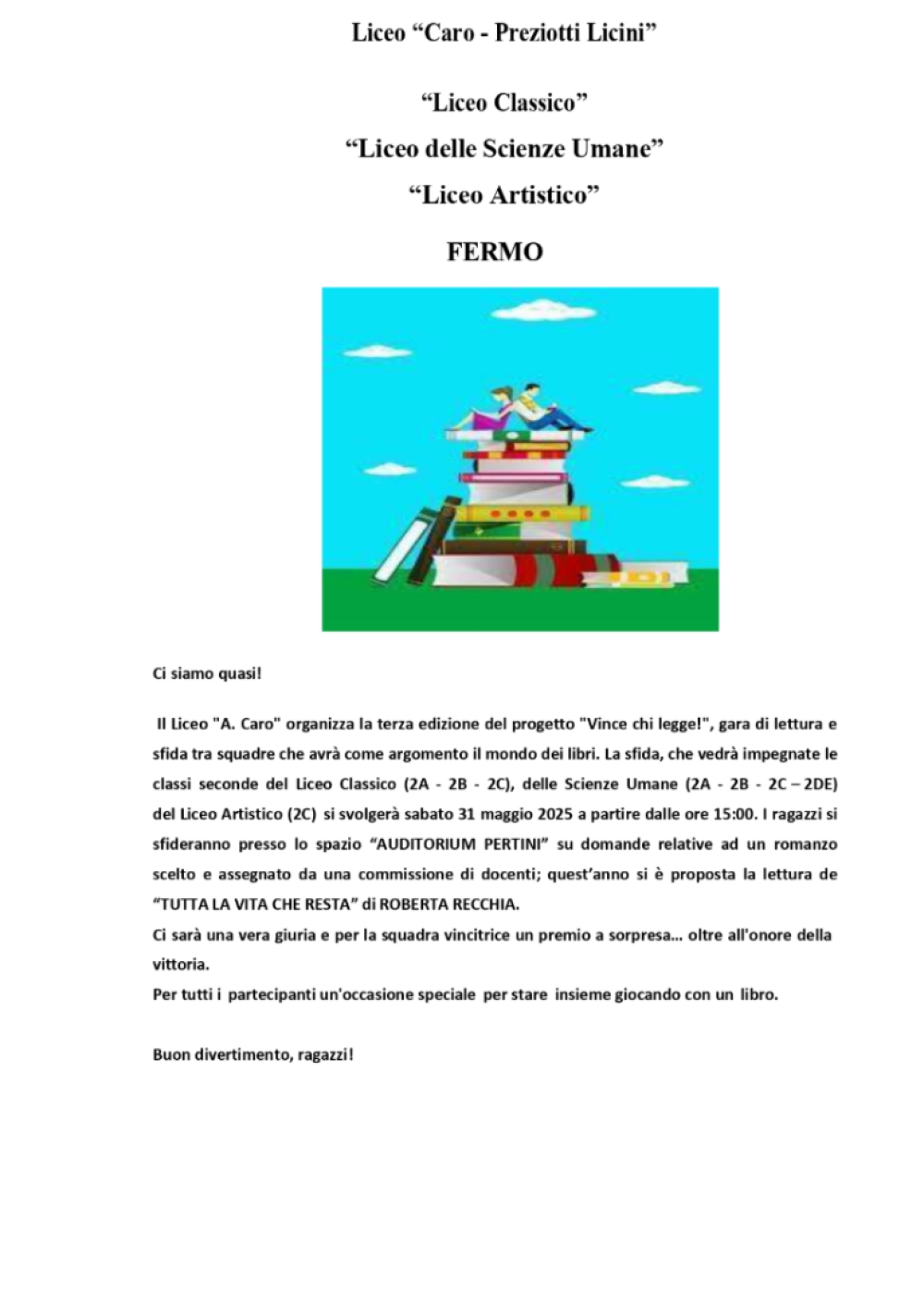 vince chi legge