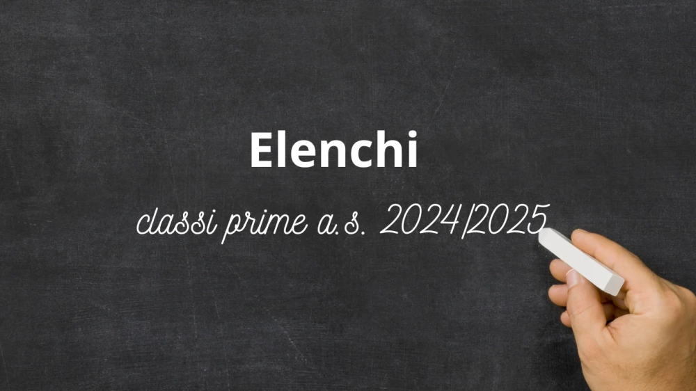 Elenchi Classi Prime 2024 2025