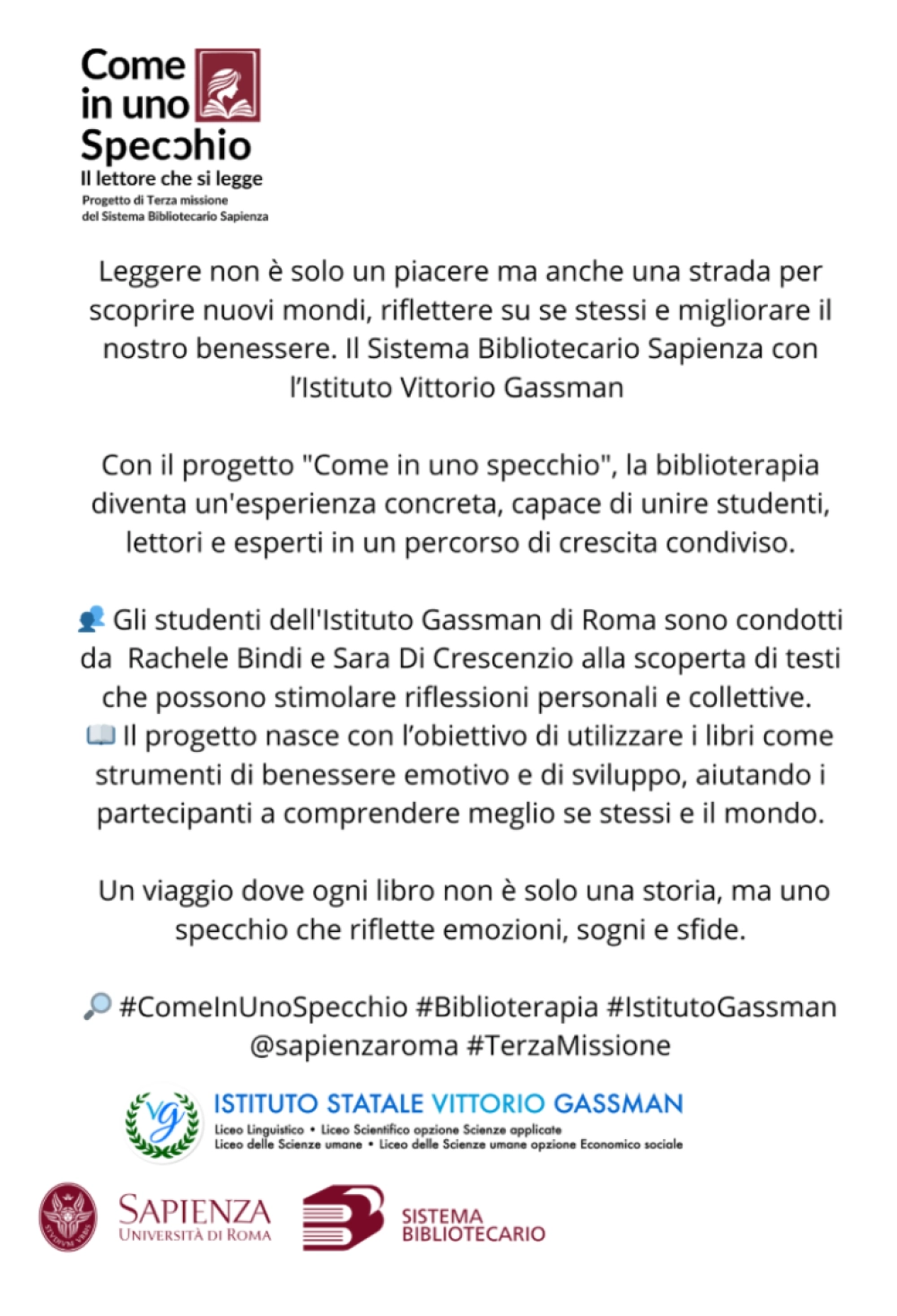 Come in uno specchio