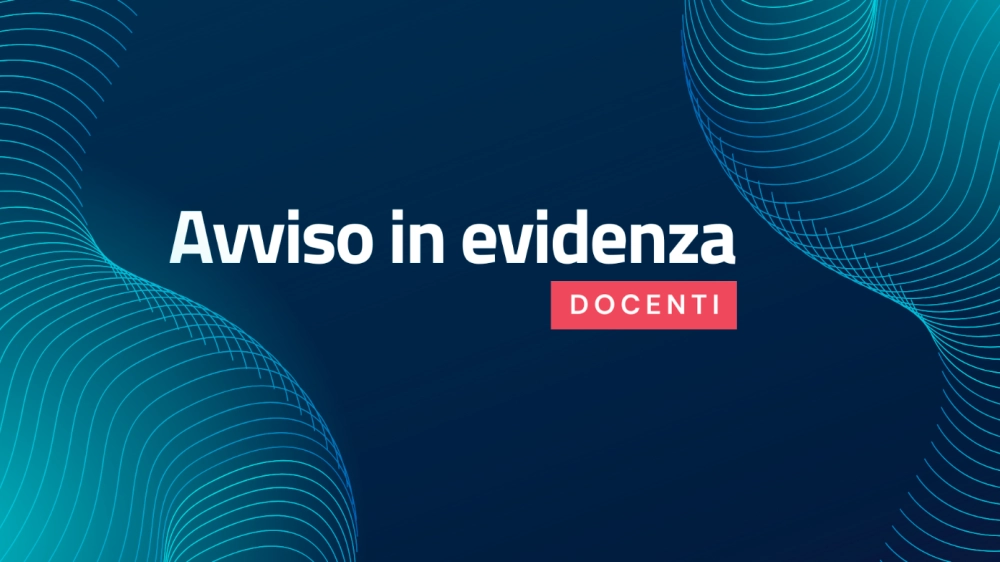 Avviso in evidenza docenti