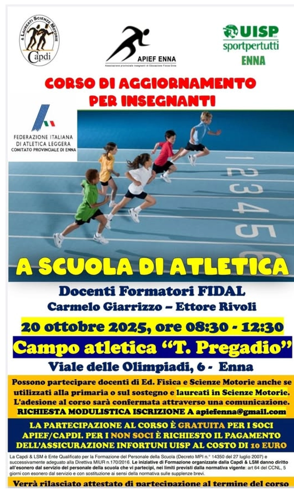 scuola di atletica