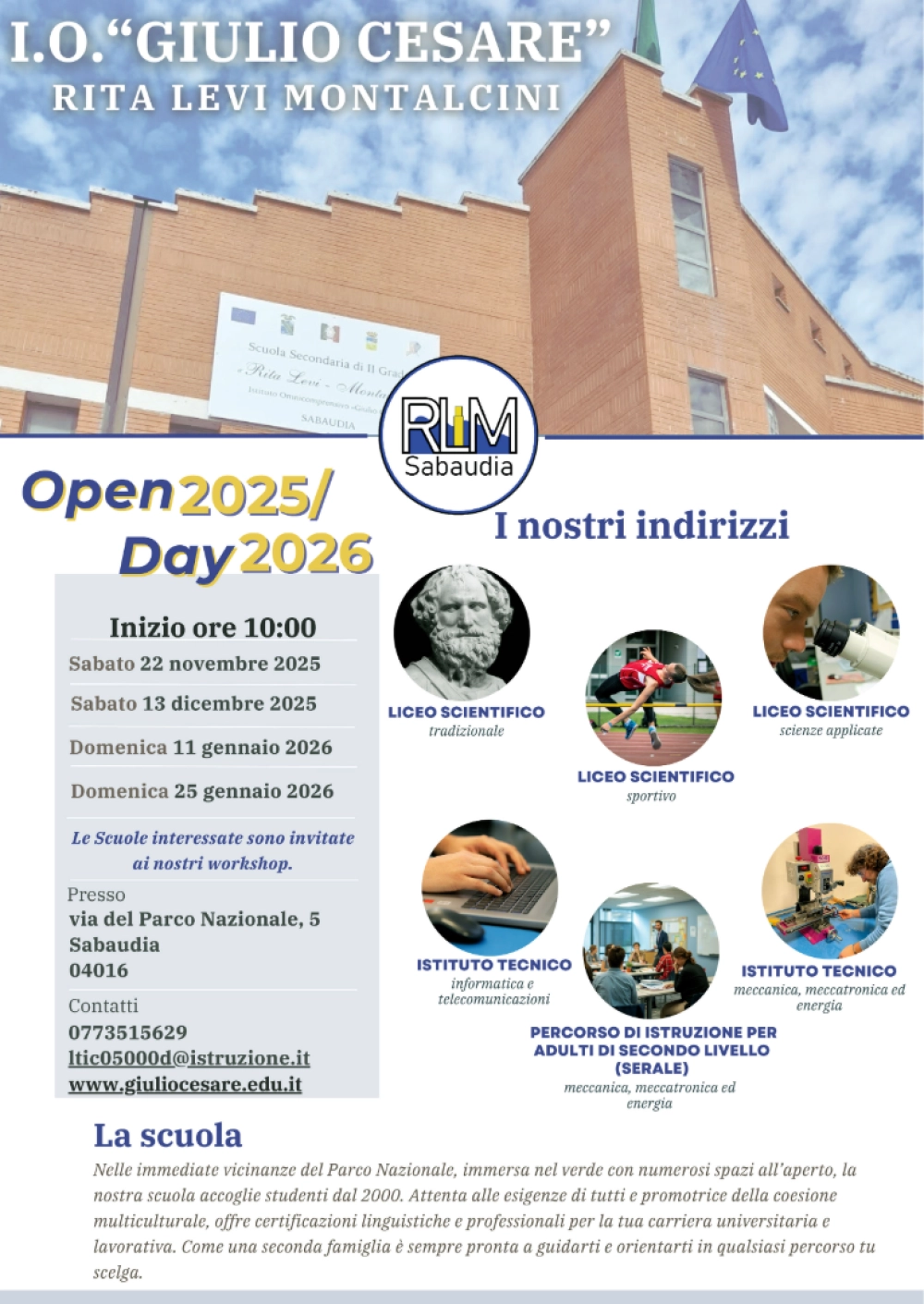 OPEN DAY RLM 2025/2026