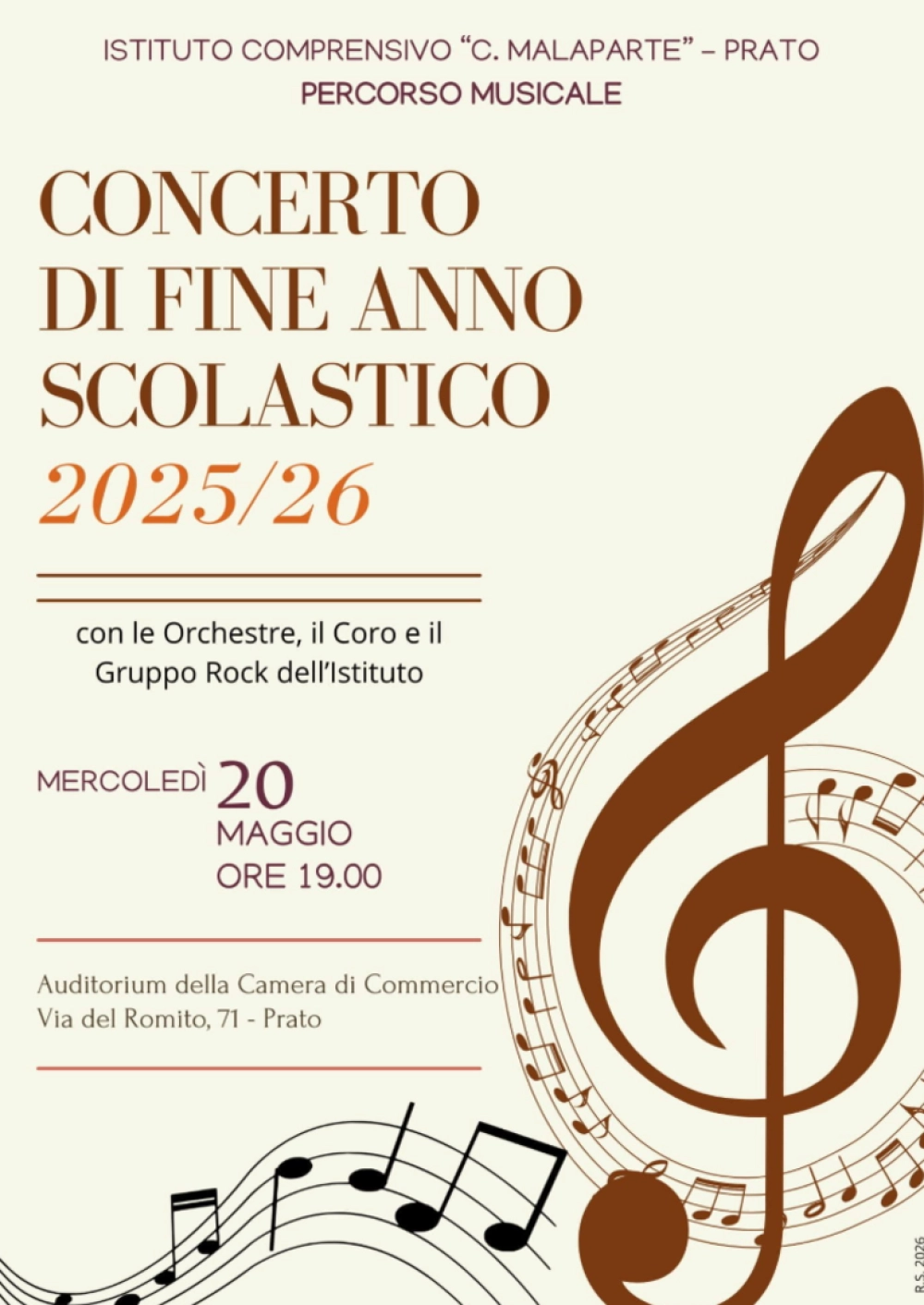 Concerto di fine anno scolastico 2025-26